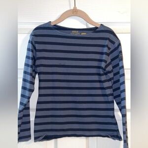 Polo by Ralph Lauren Navy and Blue Striped Shirt